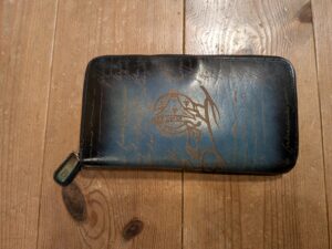 京都　財布修理☆ベルルッティ長財布ファスナー交換