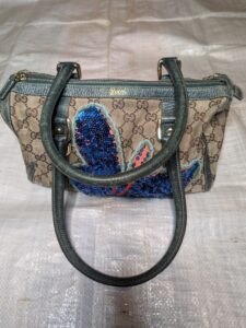 京都　グッチのミニボストンをリフレッシュさせて頂きました。