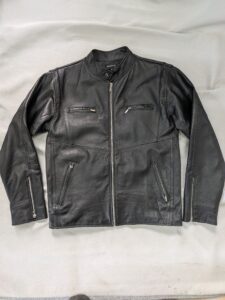 京都☆レザージャケット修理☆退色をリペアしました。