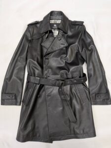 京都バーバリー　トレンチコート修理