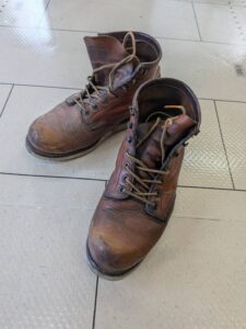 京都　レッドウィングのメンテナンスのご紹介です。